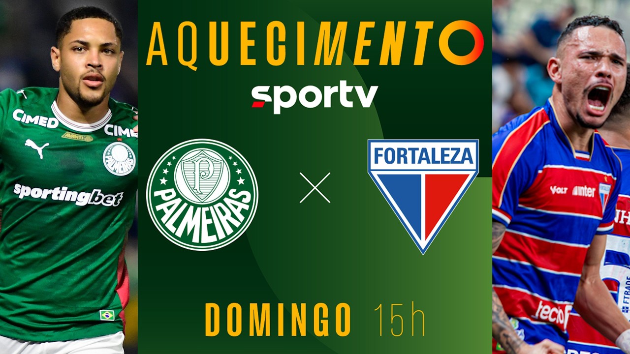 PALMEIRAS X FORTALEZA | AQUECIMENTO AO VIVO | COPA DO BRASIL 2026 | #live | sportv