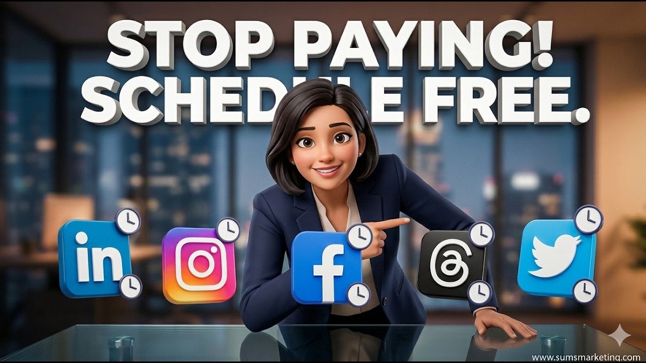 How to Schedule Social Media Posts for FREE in 2026 - YouTube