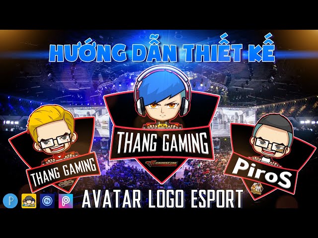 Hướng Dẫn Tạo Logo Avatar Esport Gaming Trên Android / Ios ( Design Logo  Esport Ps Touch) - Youtube