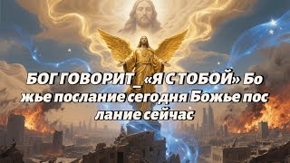 картинка: БОГ ГОВОРИТ  «Я С ТОБОЙ» Божье послание сегодня Божье послание сейчас