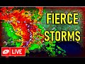 Live Weather Coverage - Major tornado threat from a fierce line of storms