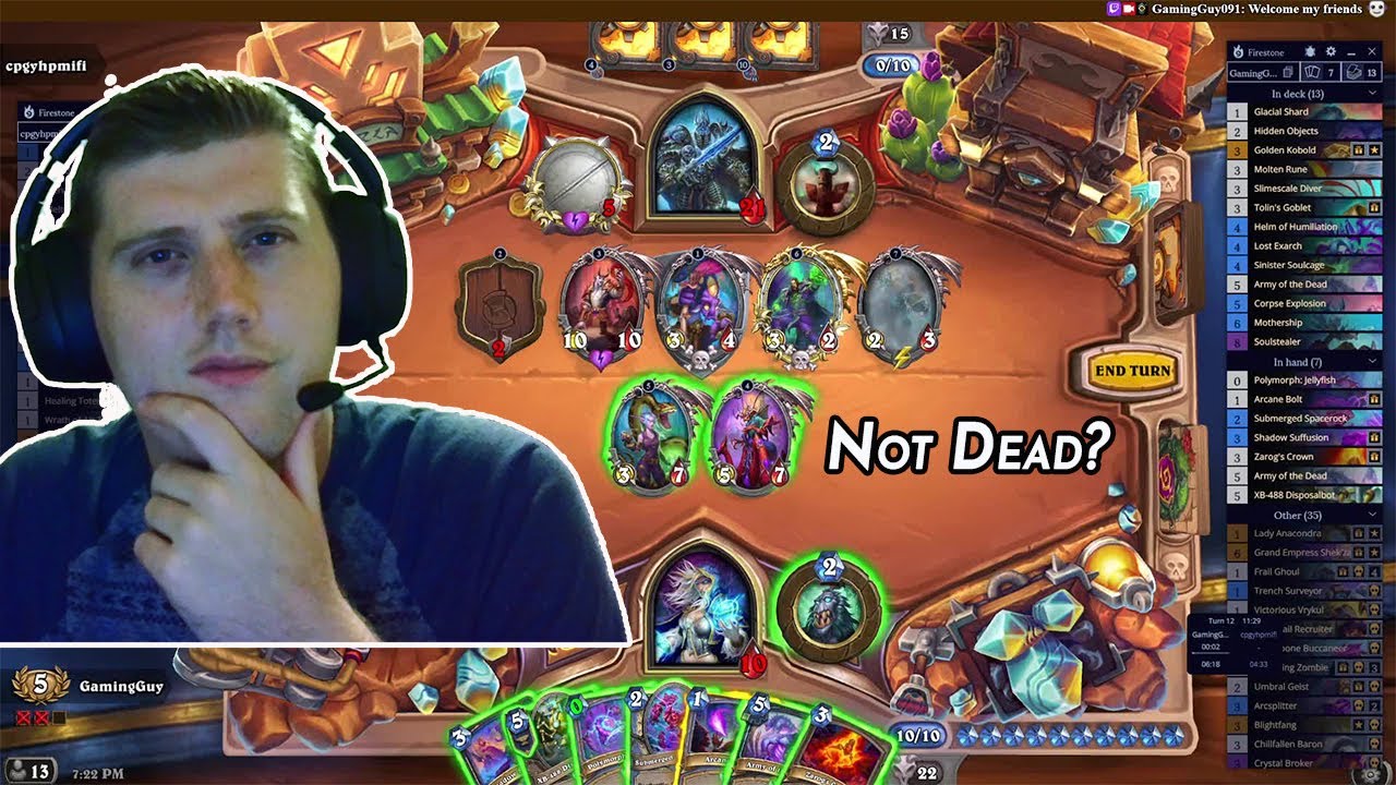 Never Give Up! - Hearthstone Arena - YouTube
