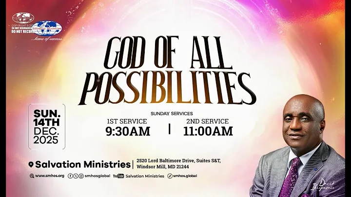 God of All Possibilities | Sunday Service | Sunday, 14th December 2025