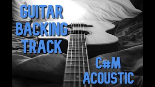 GUITAR BACKING TRACK- C sharp minor acoustic guitar