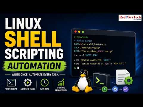 Linux Shell Scripting for DevOps: Automation with Real-World Examples | Hands on | Red9SysTech