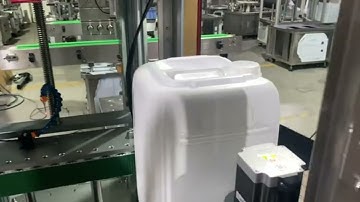 FULL AUTOMATIC CAPPING | Jerry Can capping with arm