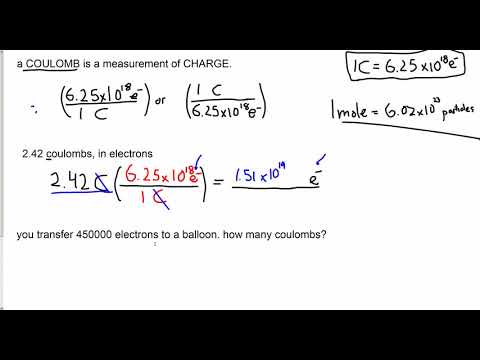 14   converting electrons and coulombs