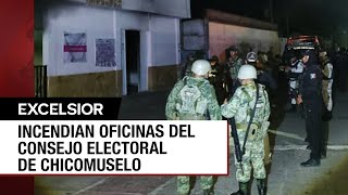 Elecciones 2024: Queman papelería electoral en Chicomuselo, Chiapas