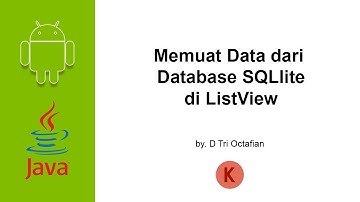 Memuat Data dari Database SQLite di ListView