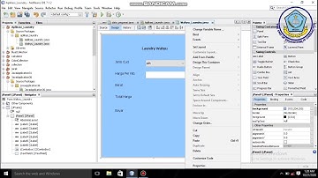 cara membuat aplikasi laundry dengan netbeans