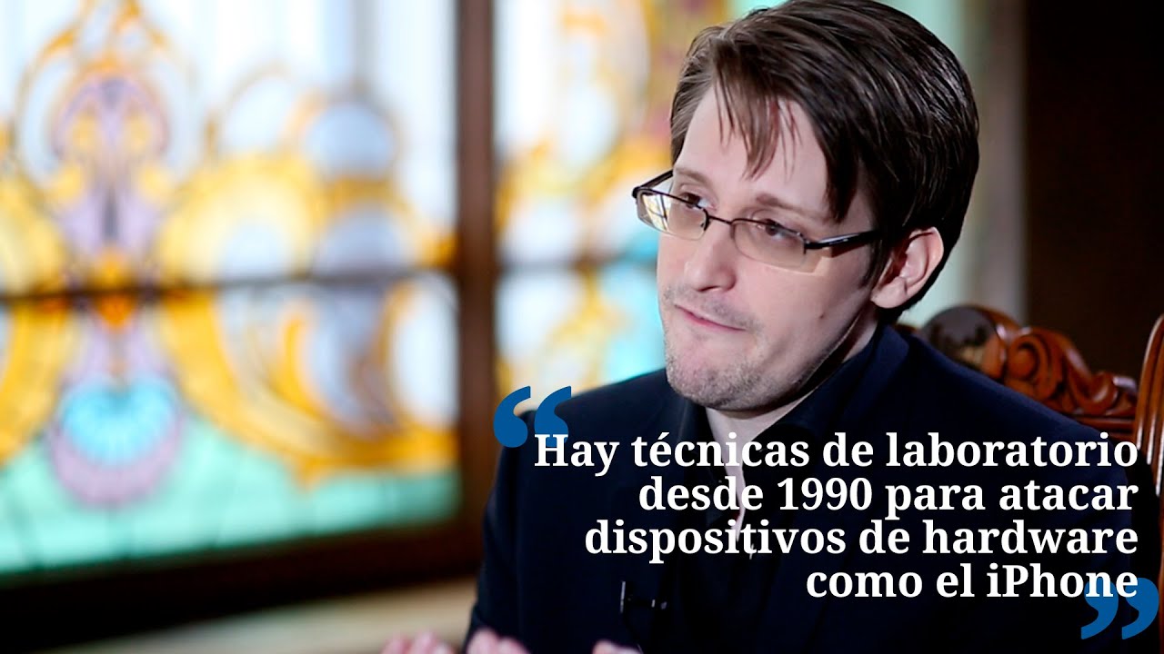 Snowden explica qué pudo hacer el FBI y no hizo para desencriptar el iPhone  de San Bernardino - YouTube