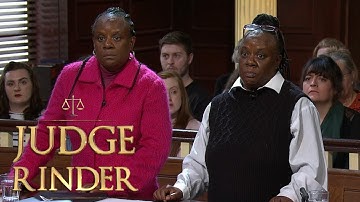 Sisters Sue Man for Losing Their Shipment of Gifts | Judge Rinder