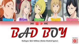 BAD BOY - HAIKYUU GIRLS EDITION (Color Coded Lyrics Han/Rom/Eng/가사) (Red Velvet)