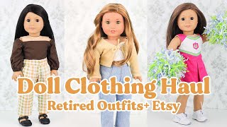 Giant Fall American Girl Doll Clothing Haul- Etsy and Retired Items