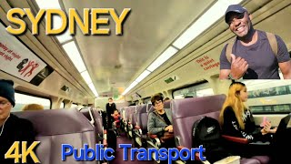 SYDNEY AUSTRALIA | Public Transport tour - 4K HDR 🚉 ⛴️