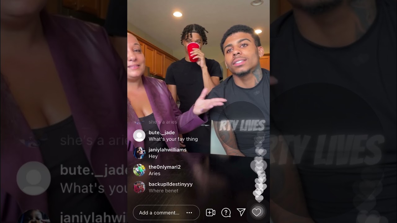 Damaury IG Live | Q&A w/ his mom ft. Baby Bella & Devron