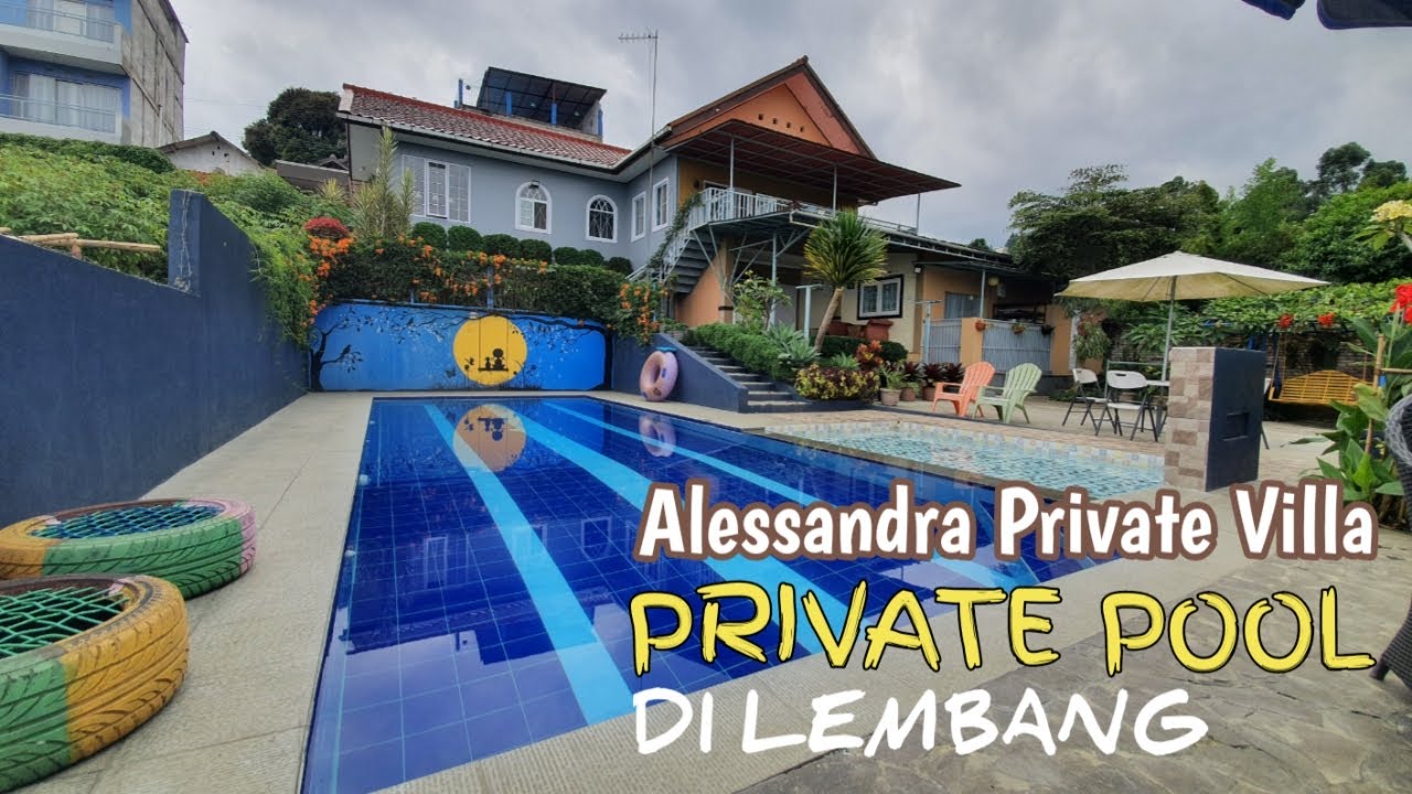 ROOM TOUR & STAYCATION DI VILLA ALESSANDRA PRIVATE LEMBANG