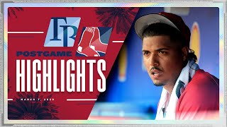 Red Sox Highlights Red Sox Vs Rays - Johan Oviedo Records A Scoreless Outing At Jet Blue Park