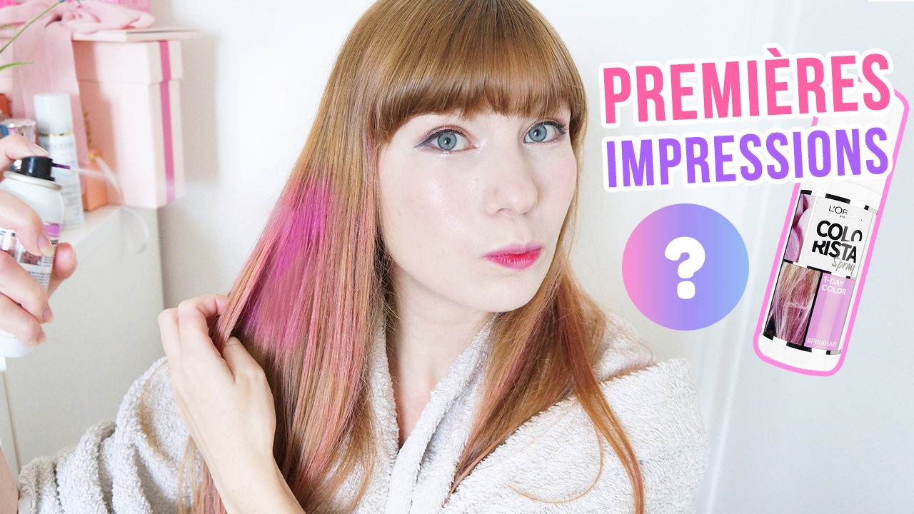 Cheveux colorés instantanément ? ♥ Test du spray colorista de L'Oréal 