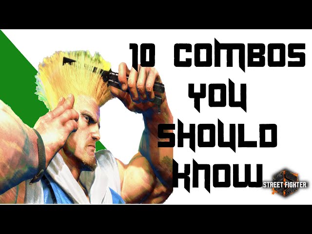 BASIC GUILE COMBOS you can do! The last one is easy! #streetfighter #s