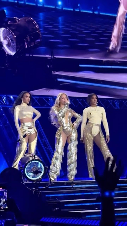 Beyonce brought out Destinys Child in Vegas 😍 Kelly Rowland Michelle Williams ❤️ Lose My Breath
