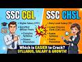 ssc cgl vs ssc chsl which is easier syllabs difference saalry career growth