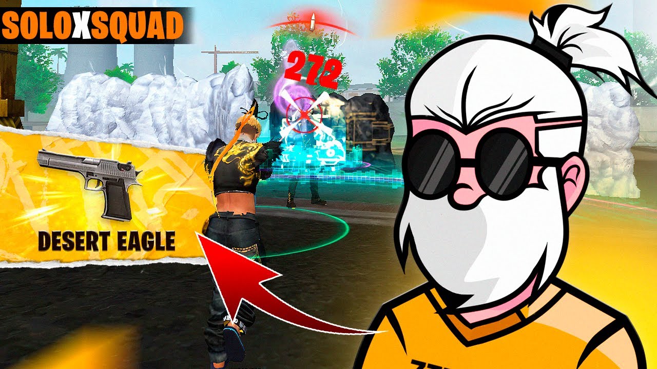 IMPOSSIVEL!! JOGUEI SOLO VS SQUAD SÓ DE DESERT NA RANQUEADA