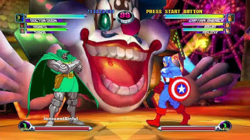 Marvel VS Capcom 2 (Xbox 360) Arcade Mode as Doctor Doom, Magneto & Thanos