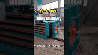 Tyre Baler Machine | Efficient Waste Tire Compression Solution #tyre #tire #recycle #baler #wrapper