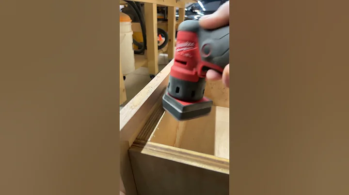 Get into those tight spaces with the Milwaukee detail sander