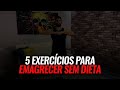 5 EXERCÍCIOS PARA EMAGRECER SEM DIETA