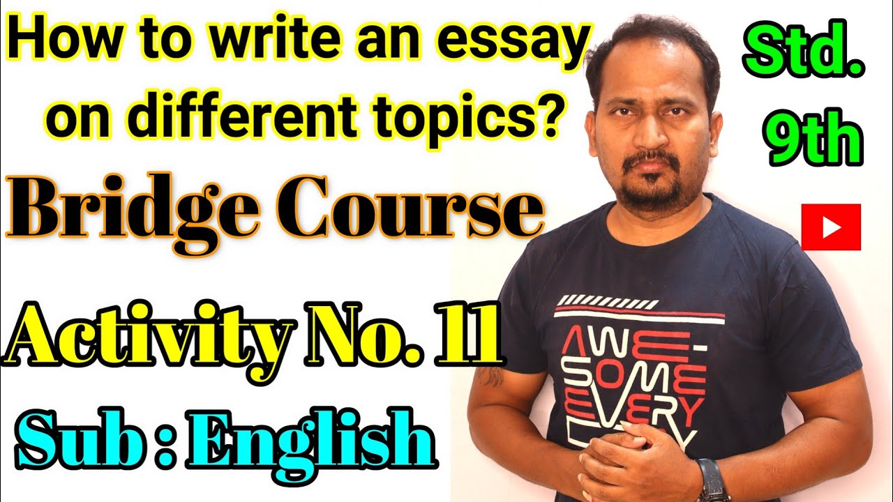 essay topics for 9th std
