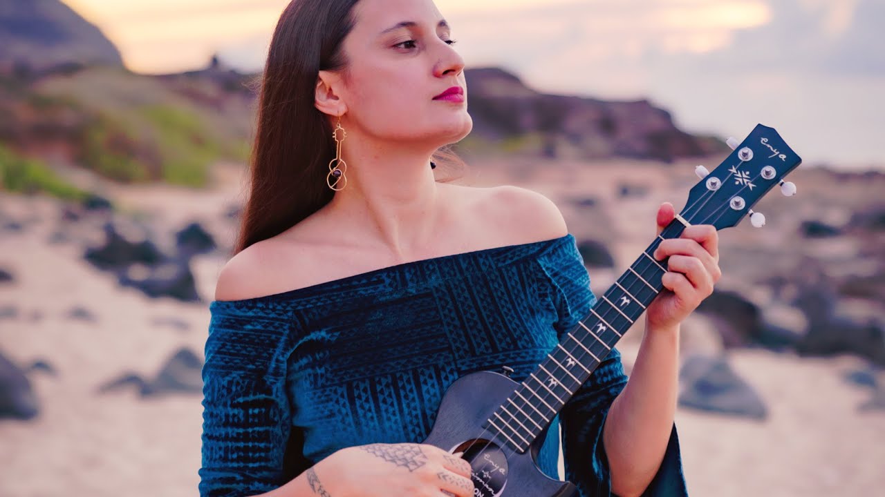 Taimane's NEW Signature Ukulele Sound Sample of 4 String with Pickup