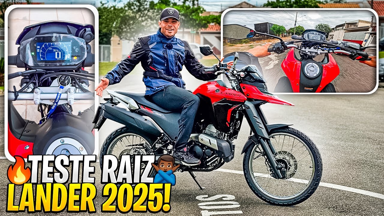 PEGUEI A NOVA LANDER 250 2025, TESTE RAIZ, PREÇO E DETALHES