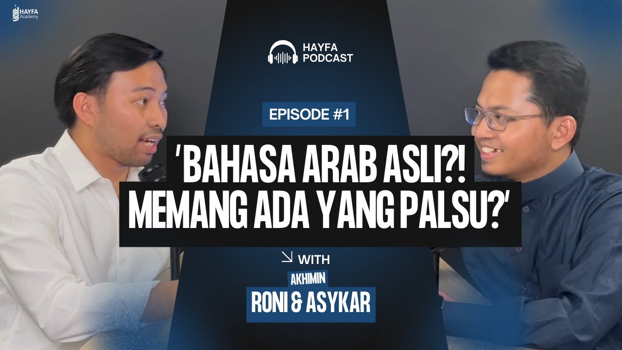 BAHASA ARAB ASLI?! MEMANG ADA YANG PALSU!?