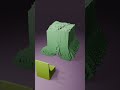 12,000 blocks falling satisfying asmr video made in blender 3d