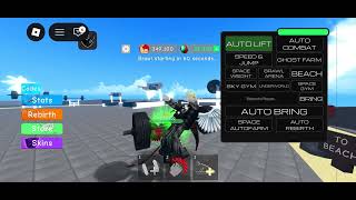 Weight lifting simulator 3 script boost strength #roblox  #foryou #script #wls 