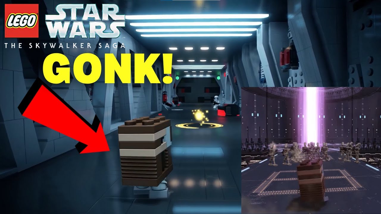 Gonk Droid Combat Gameplay! Lego Star Wars The Skywalker Saga - YouTube
