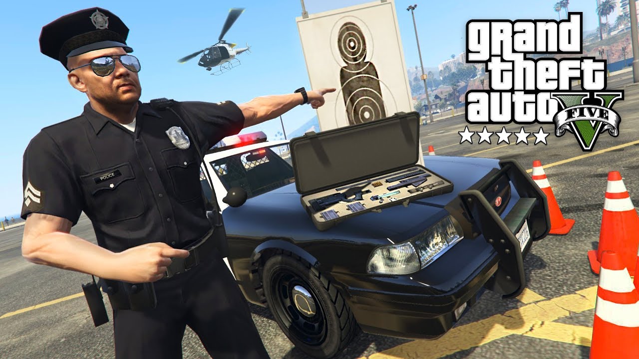 POLICE TRAINING DAY!! (GTA 5 Roleplay Police Mod, Episode 1) 