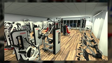 Gym 3D walkthrough - Star Trac ECDESIGN