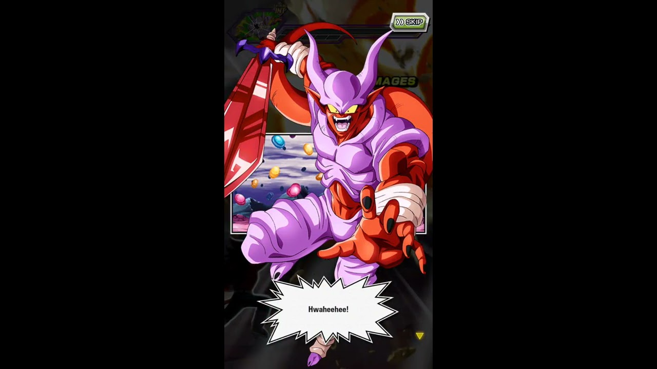 DBZ Dokkan Battle:SSJ4 Vegeta AGL Team Vs STR Janemba