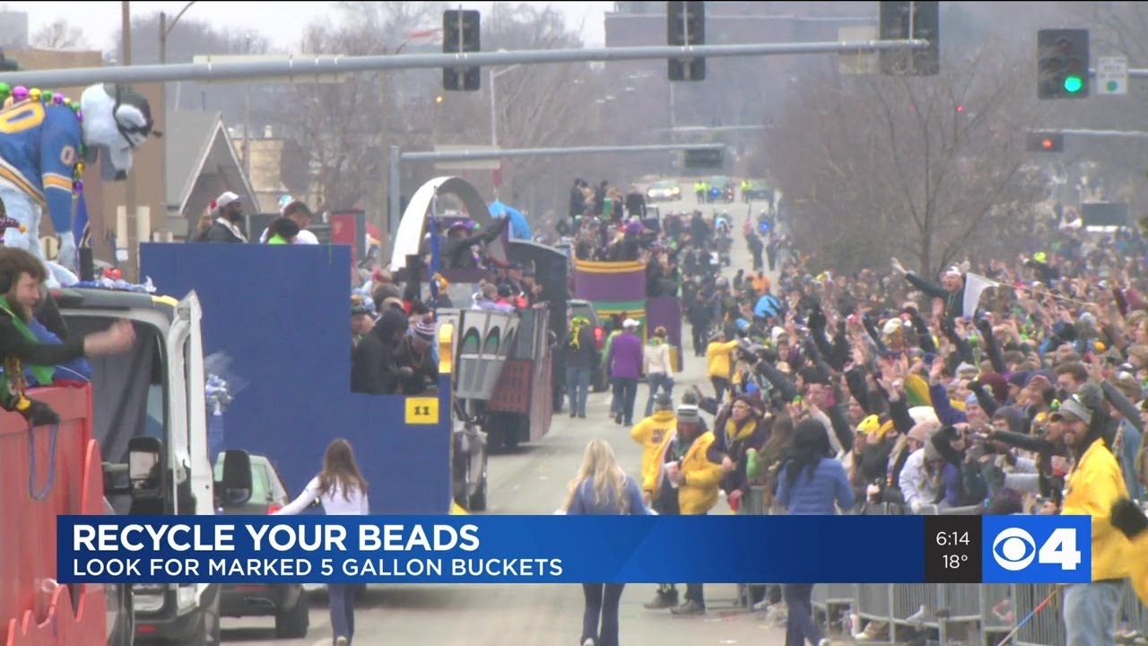 More than 10 million strands of beads thrown to Mardi Gras parade crowd