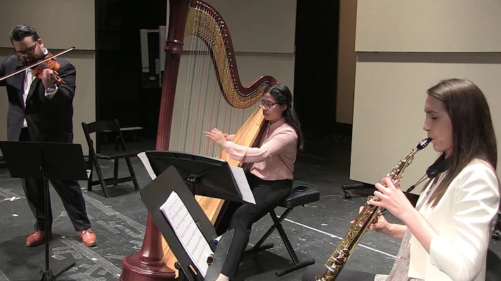 Melissa Maldonado rehearsing with Vijay Gupta.