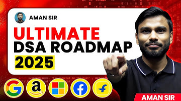 DSA Roadmap! 🔥 Beginner to Advanced Level! | DSA 2025 Preparation