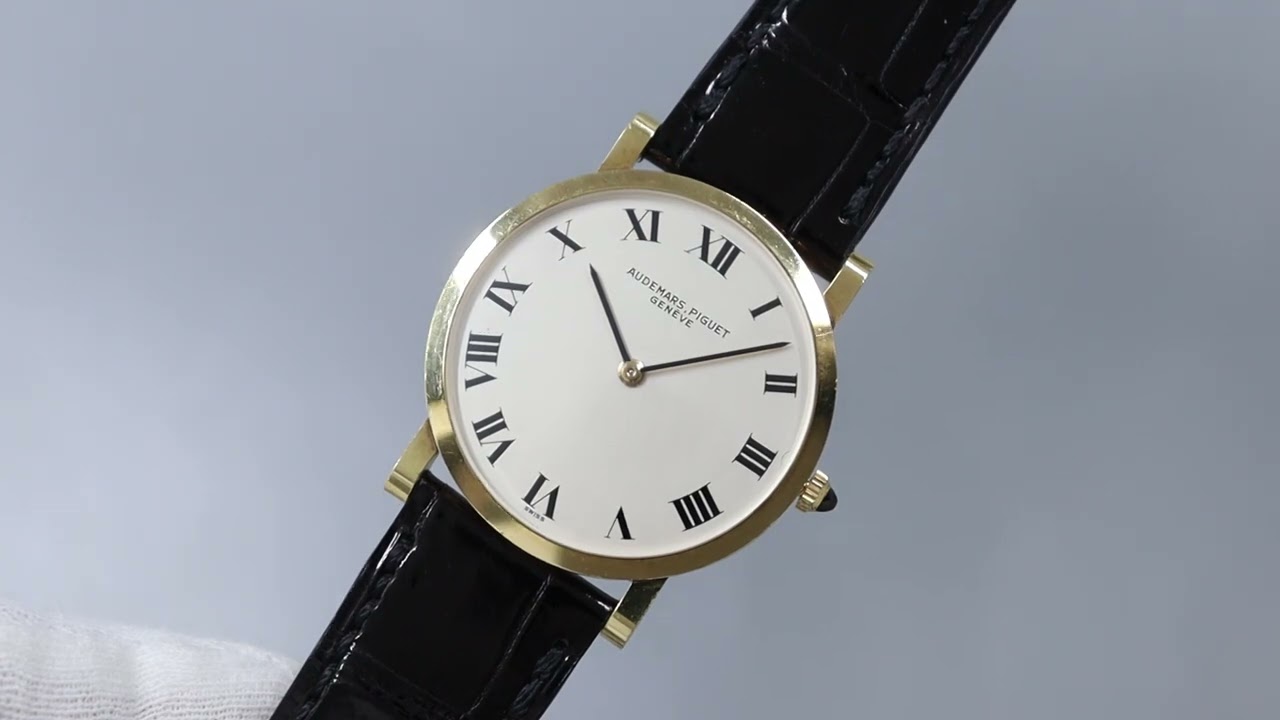 オーデマピゲ AP エクストラフラット 18KYG Ref.5043 ギャラ付き 1971