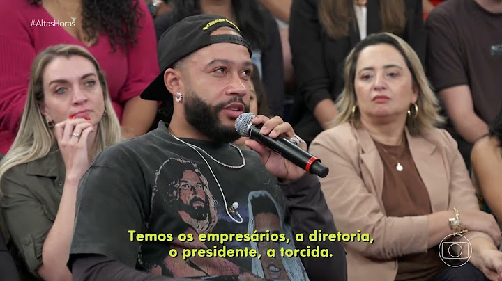 Memphis Depay fala sobre reencontro com Neymar no Corinthians x Santos no Altas Horas!