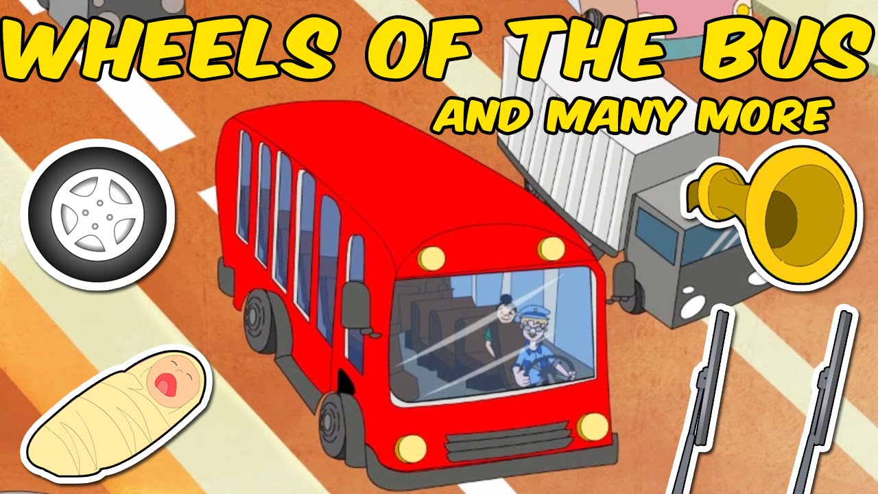 Wheels On The Bus   Fun Kids Nursery Rhymes Compilation