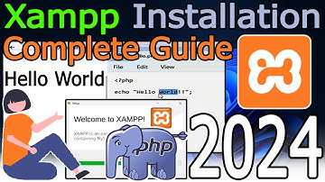 How to Install XAMPP Server on Windows 10/11 [2024 Update] Demo PHP Program on htdocs | phpmyadmin