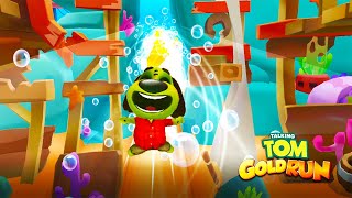 TALKING TOM GOLD RUN - ZOMBIE BEN GAMEPLAY (ANDROID, IOS) screenshot 3