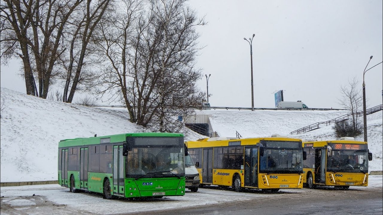 Минск🇧🇾. Поездка на Бывшем Солигорском автобусе МАЗ-203.016, Гос.№ АХ 0680-5, Маршрут №498с 